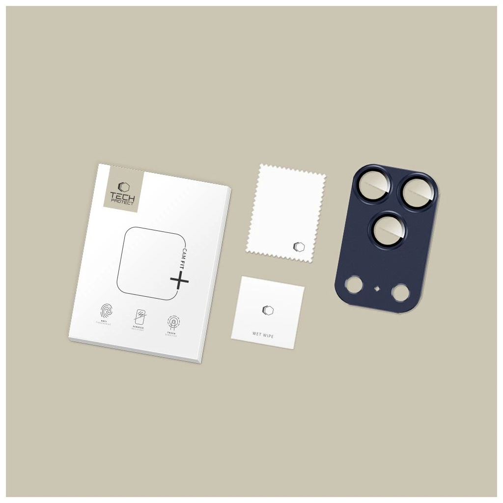 Tech-Protect CamFull Fit+ iPhone 17 Pro Max készülékhez kamera tok mélykék