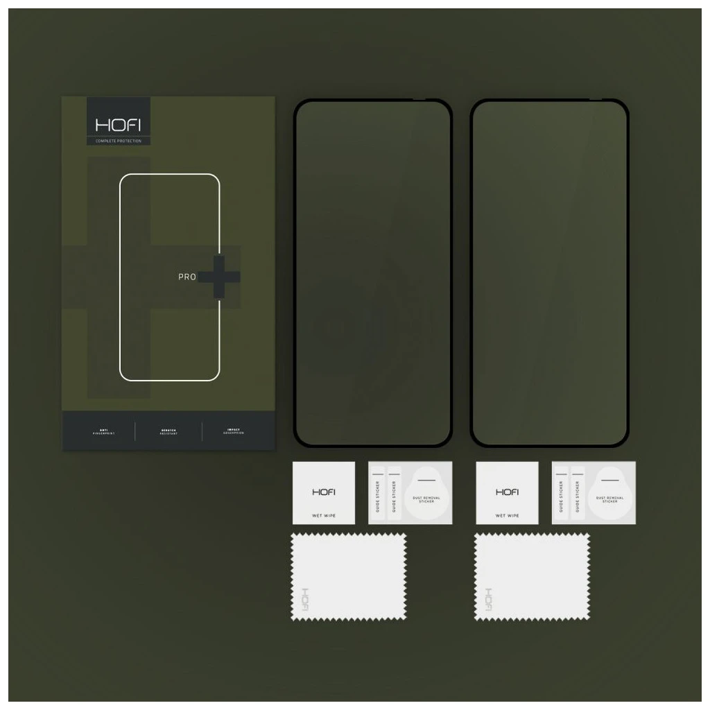 HofI Glass Pro+ 2-PACK üvegfólia Motorola Edge 50 Neo / 60 Neo készülékhez fekete