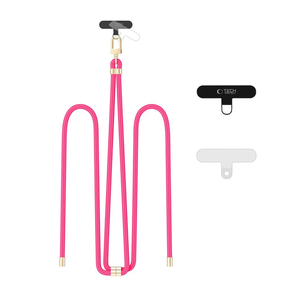 TECH-PROTECT C7S ZSINÓROS VÁLLPÁNT élénk rózsaszín/arany