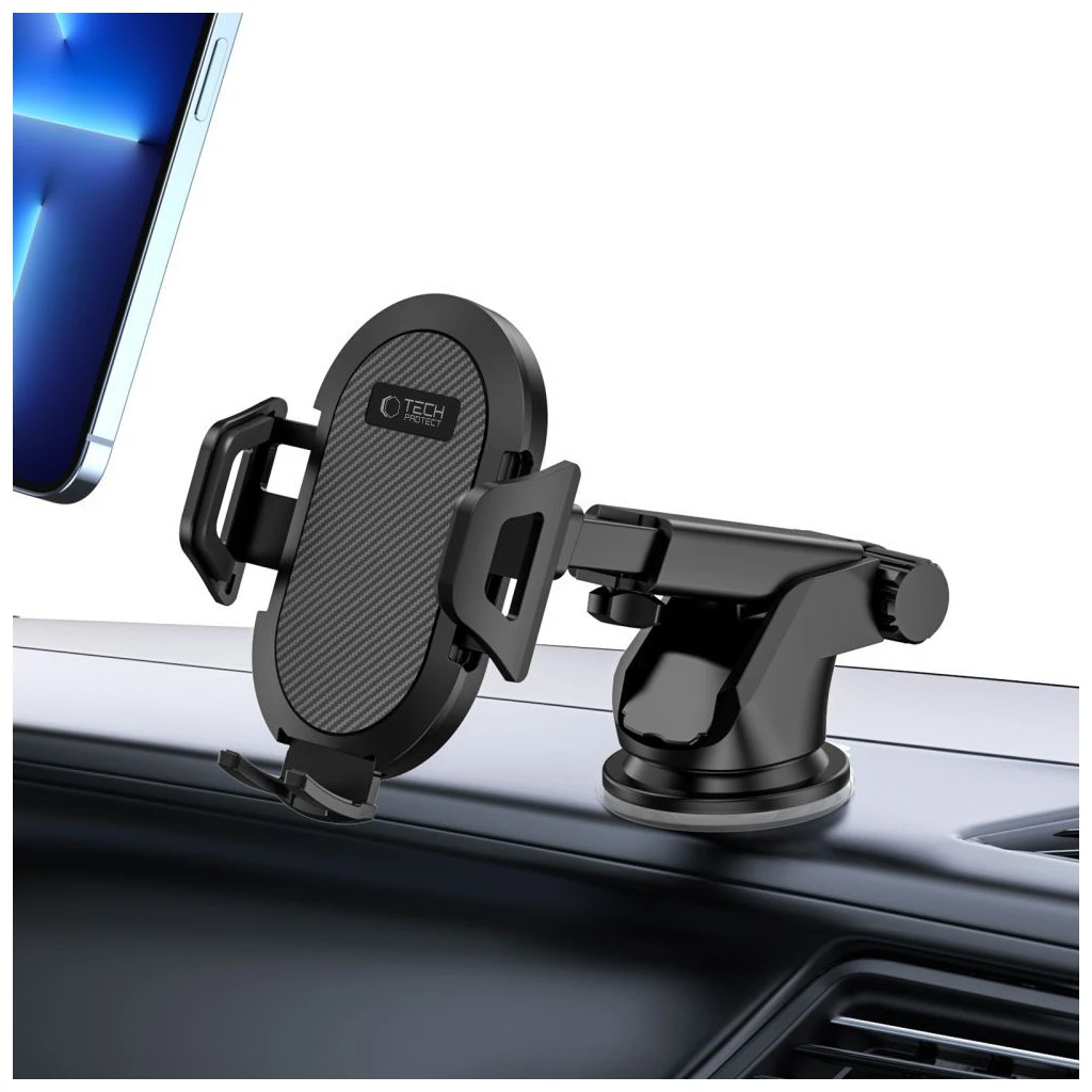 TECH-PROTECT V1 Univerzális szélvédő és műszerfal autótartó fekete