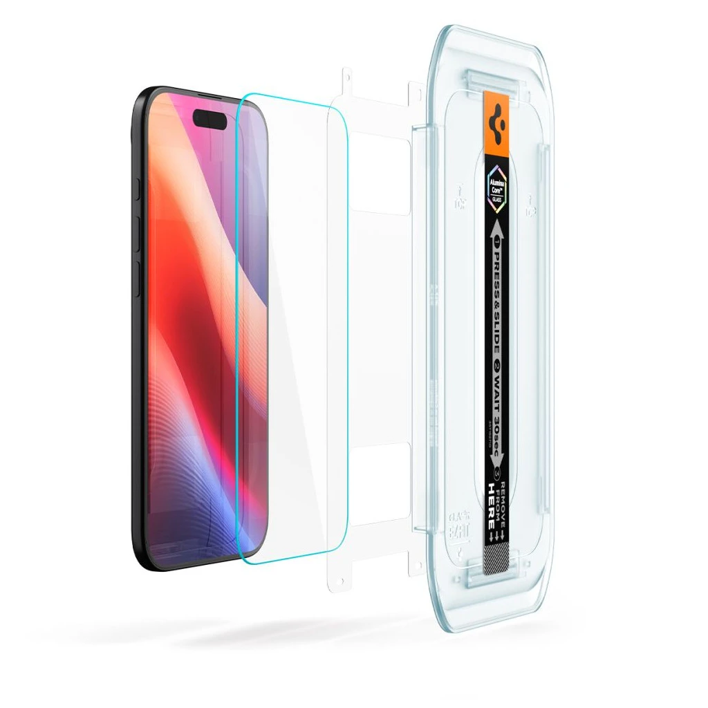 Megerősített védőüveg Spigen Glas.TR „EZ FIT” 2-PACK iPhone Air Clear készülékhez