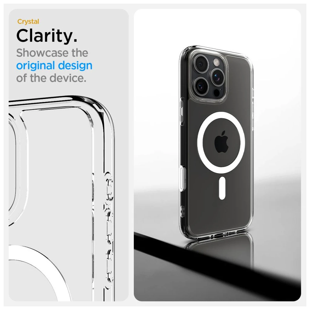 SPIGEN ULTRA HYBRID „T” MAG MAGSAFE IPHONE 16 PRO MAX készülékhez tok fehér