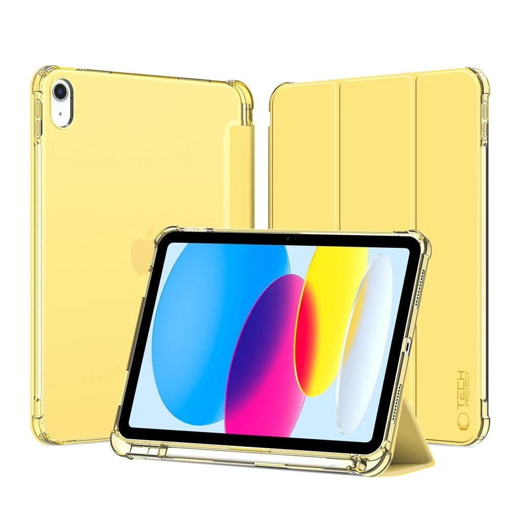 TECH-PROTECT SC PEN HYBRID iPad 10.9” 10/2022 / 11” 11/2025 készülékhez tok Kristály sárga