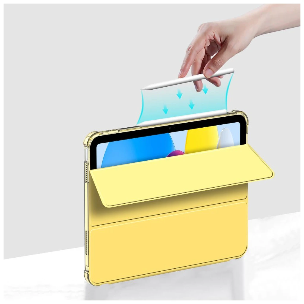 TECH-PROTECT SC PEN HYBRID iPad 10.9” 10/2022 / 11” 11/2025 készülékhez tok Kristály sárga