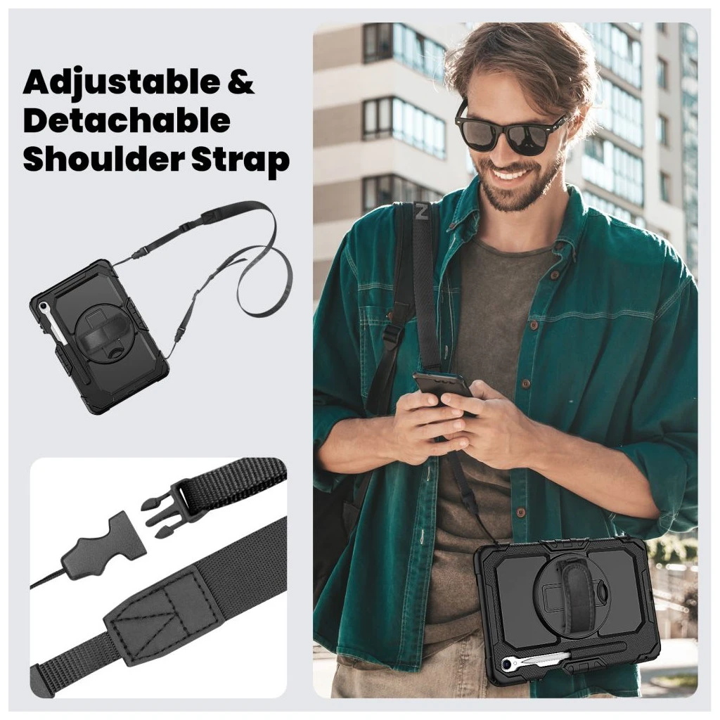 TECH-PROTECT SOLID GALAXY TAB S11 11.0 tok készülékhez X730 / X736B fekete