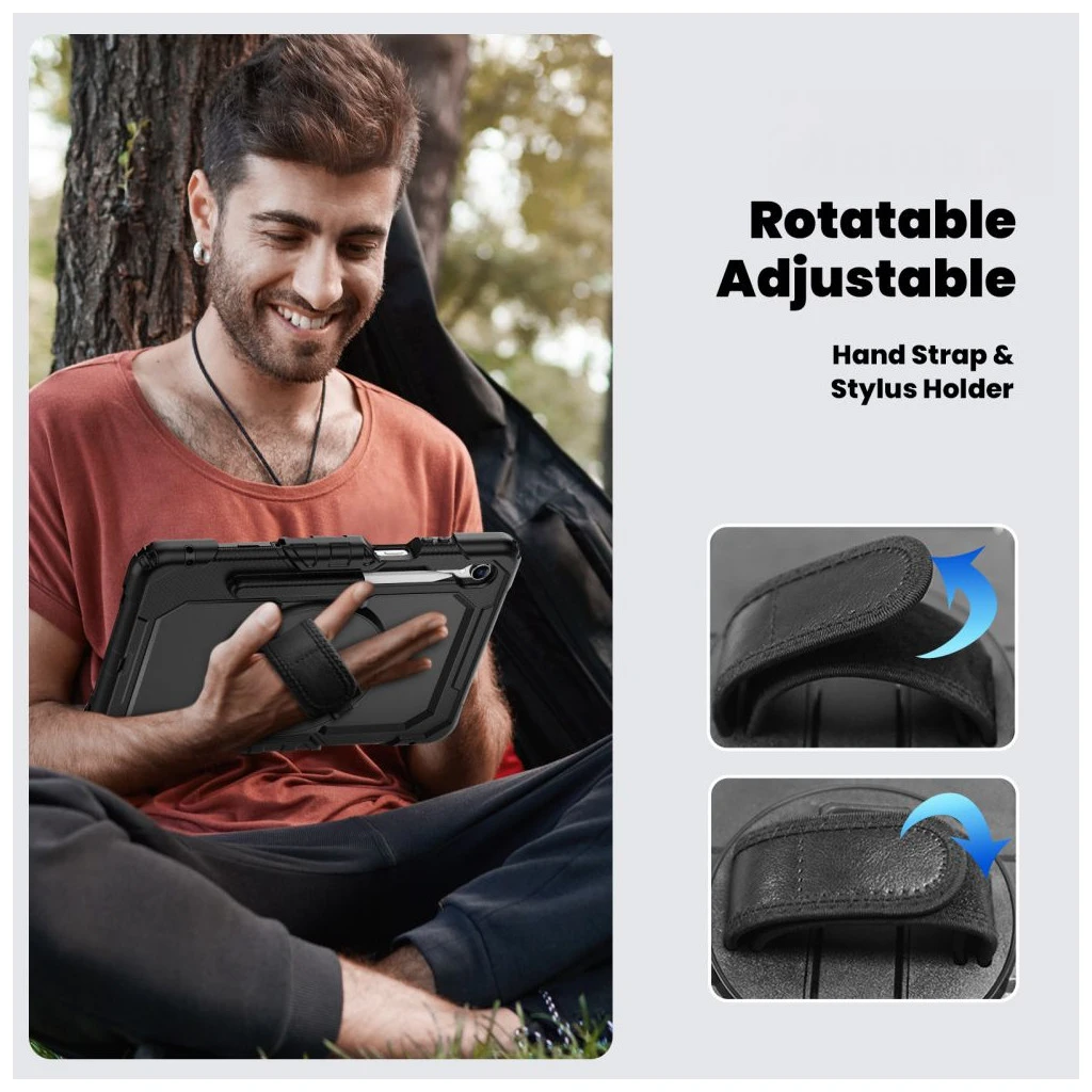 TECH-PROTECT SOLID GALAXY TAB S11 11.0 tok készülékhez X730 / X736B fekete