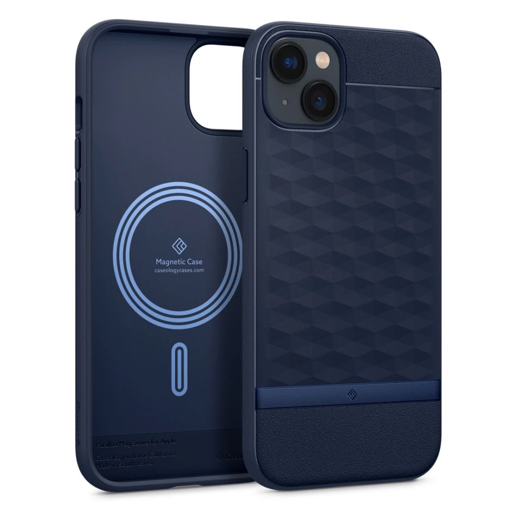 CASEOLOGY PARALLAX MAG MAGSAFE tok iPhone 14 PLUS / 15 PLUS készülékhez éjfélkék