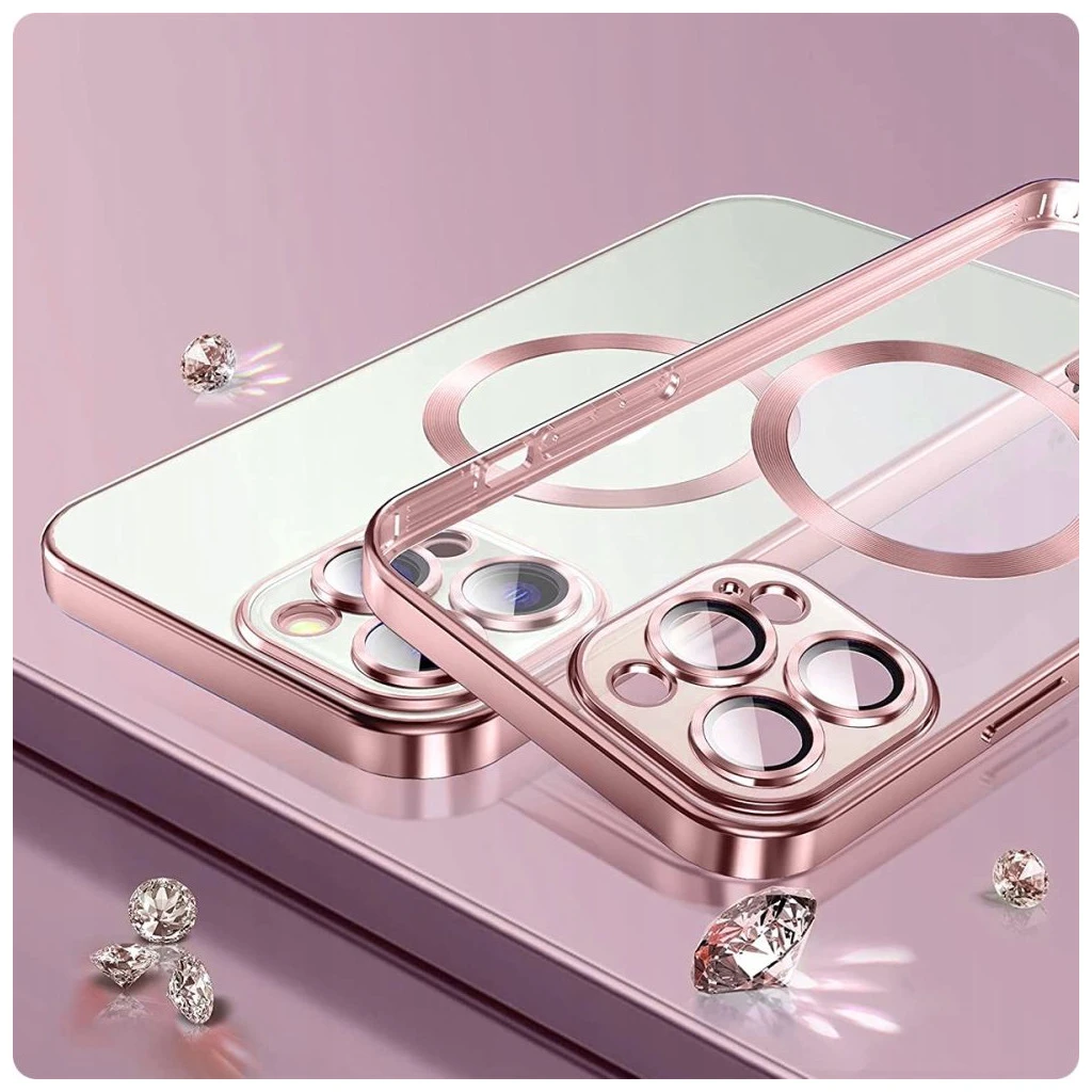 TECH-PROTECT MAGSHINE MAGSAFE tok iPhone 13 készülékhez fekete