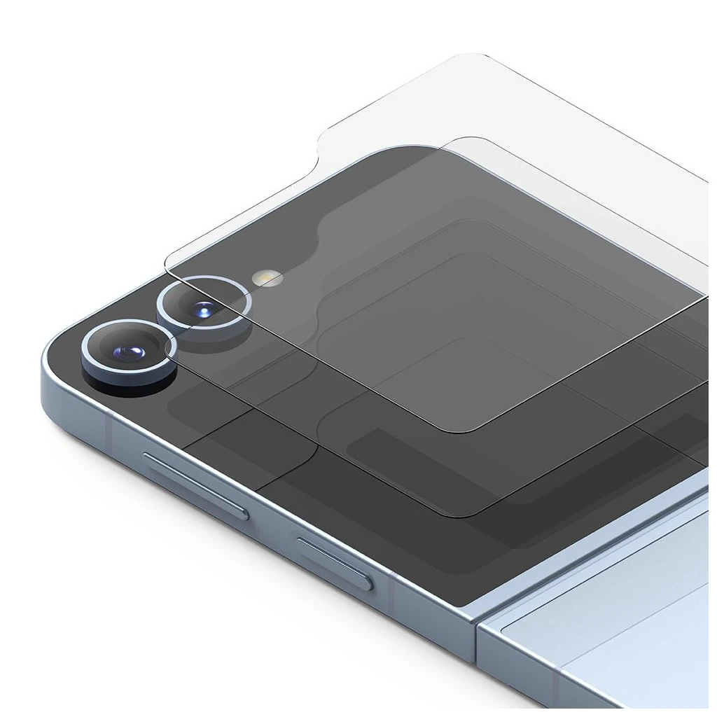 Temperált üveg RINGKE kijelzővédő 2-PACK Galaxy Z Flip 6 / 7 FE készülékhez, átlátszó