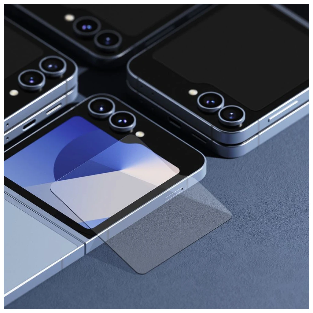 Temperált üveg RINGKE kijelzővédő 2-PACK Galaxy Z Flip 6 / 7 FE készülékhez, átlátszó