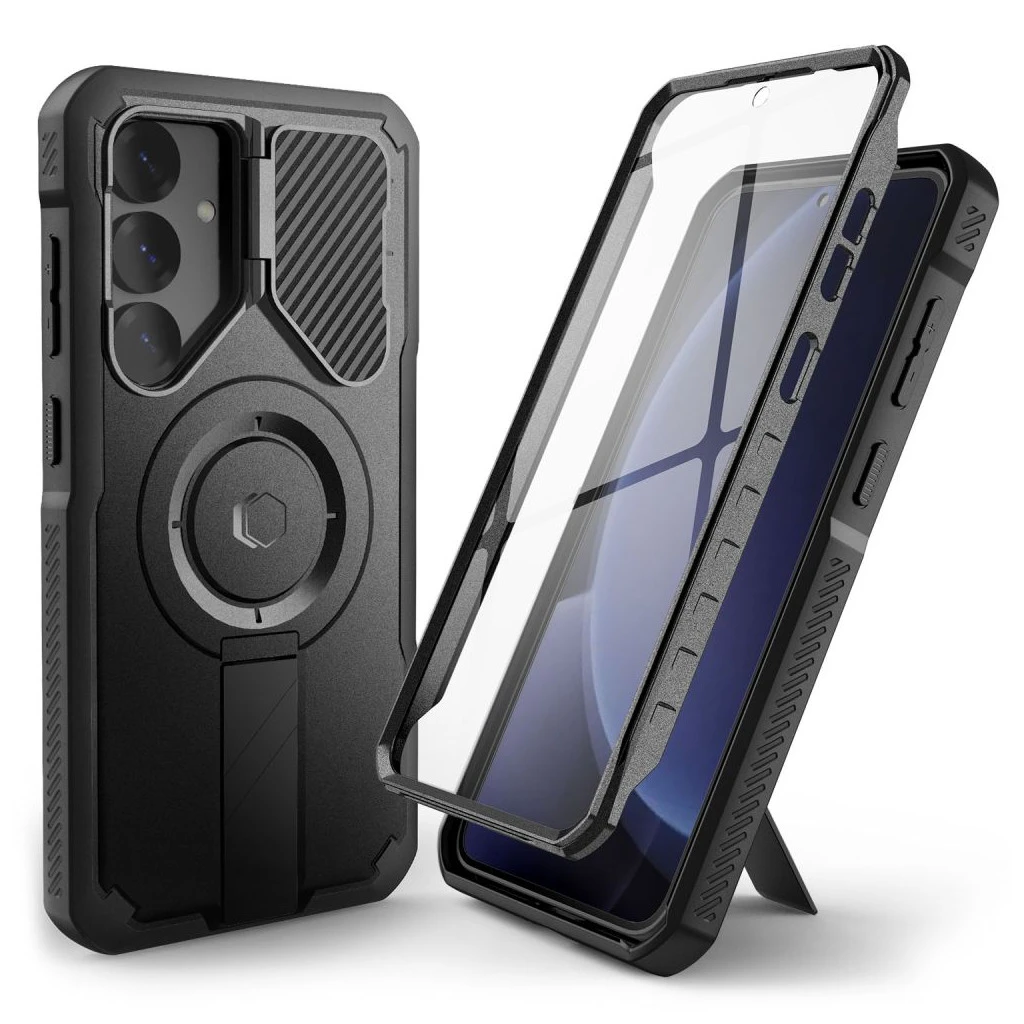 TECH-PROTECT Kevlar MagSafe tok Samsung Galaxy S25 készülékhez fekete