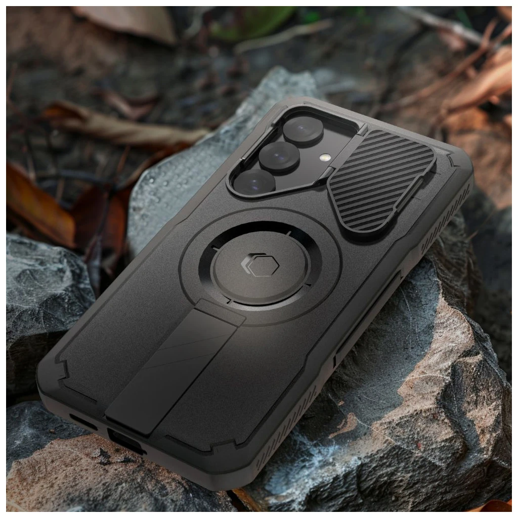 TECH-PROTECT Kevlar MagSafe tok Samsung Galaxy S25 készülékhez fekete