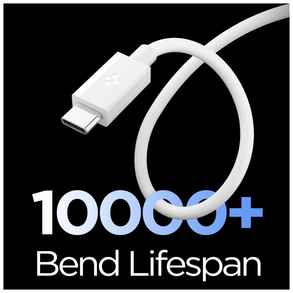 SPIGEN EB6010AC ESSENTIAL TYPE-C KÁBEL 60W 100CM fehér