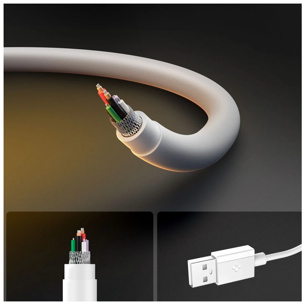 SPIGEN EB6010AC ESSENTIAL TYPE-C KÁBEL 60W 100CM fehér