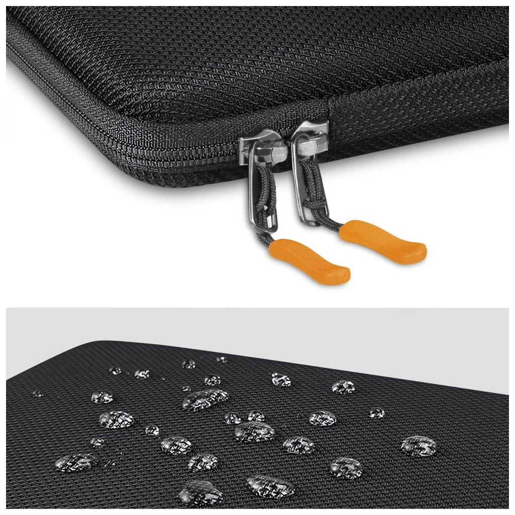 TECH-PROTECT HARDPOUCH laptop tok 13-14 fekete/narancssárga