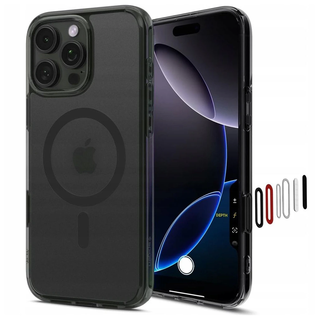 SPIGEN ULTRA HYBRID „T” MAG MAGSAFE iPhone 16 Pro készülékhez tok Frost fekete