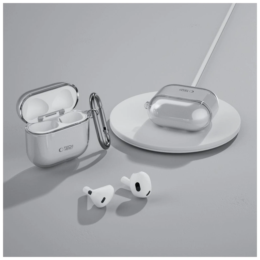 TECH-PROTECT FLEXAIR APPLE AIRPODS 4 készülékhez hamvaszürke