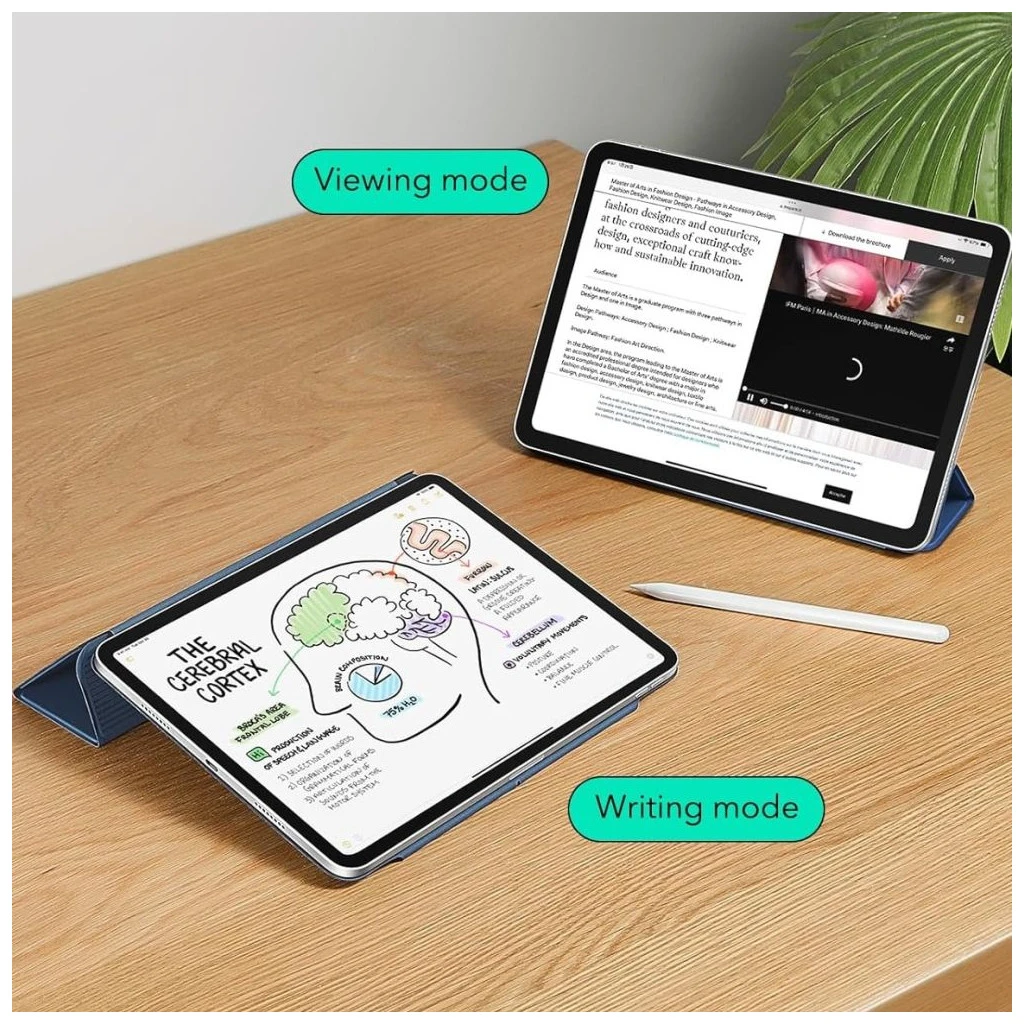 ESR REBOUND MAGNETIC tok iPad Pro 11 5/6 2024-2025 készülékhez tengerészkék