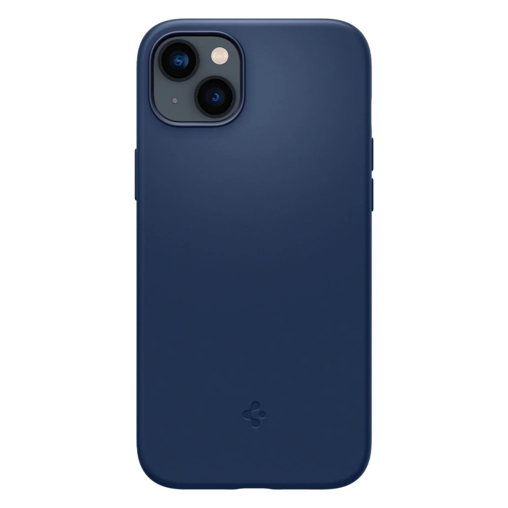 SPIGEN SILICONE FIT MAG MAGSAFE iPhone 14 Plus / 15 Plus készülékhez tok tengerkék