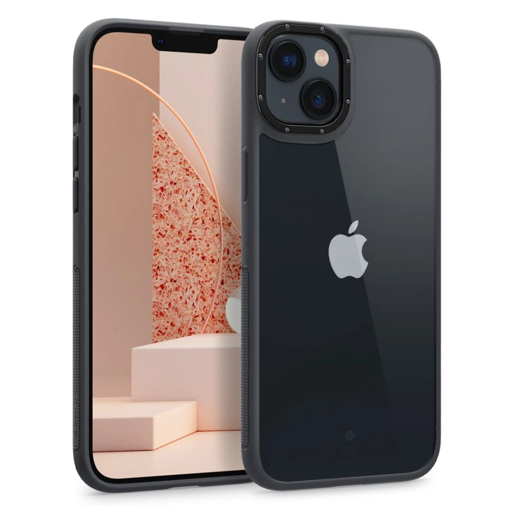 CASEOLOGY SKYFALL iPhone 14 Plus / 15 Plus készülékhez tok, matt fekete