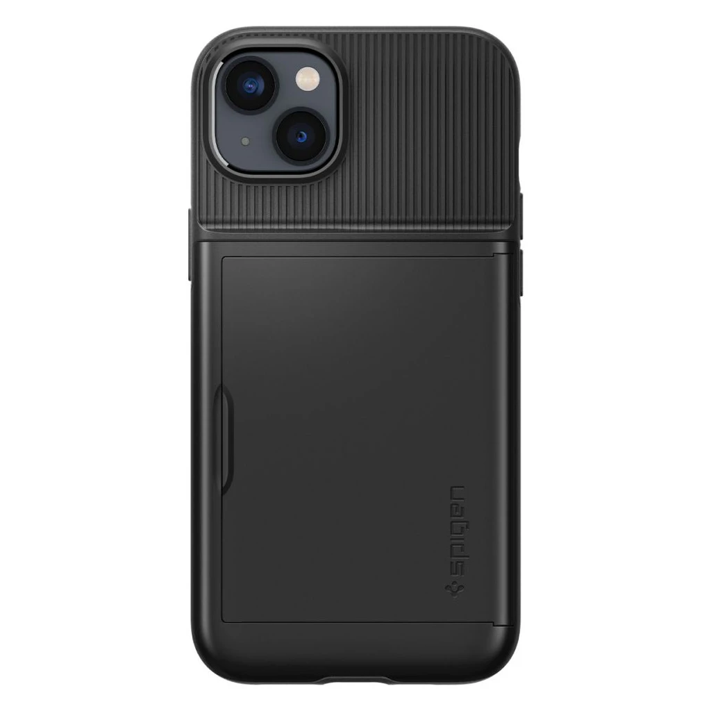 SPIGEN SLIM ARMOR CS iPhone 14 Plus / 15 Plus készülékhez tok fekete