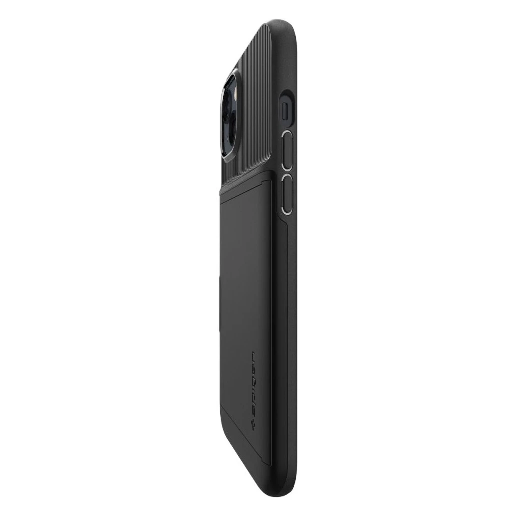 SPIGEN SLIM ARMOR CS iPhone 14 Plus / 15 Plus készülékhez tok fekete