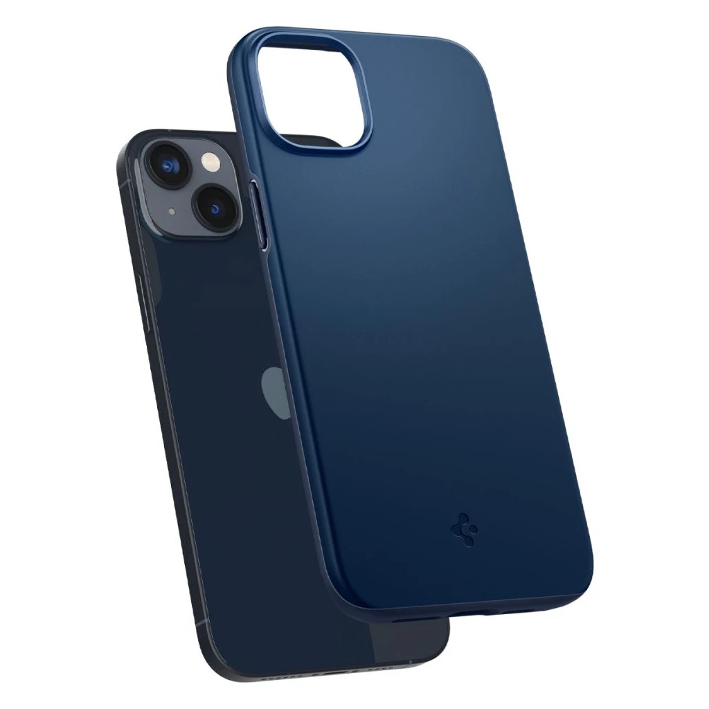 SPIGEN THIN FIT iPhone 14 Plus / 15 Plus készülékhez tok tengerészkék