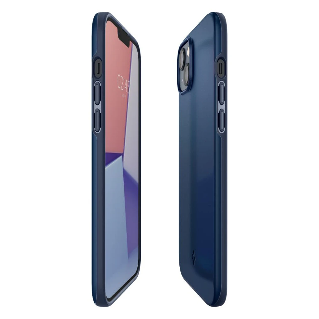 SPIGEN THIN FIT iPhone 14 Plus / 15 Plus készülékhez tok tengerészkék