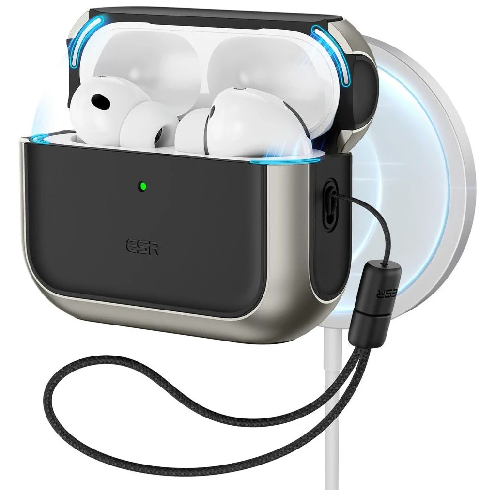 ESR ORBIT HALOLOCK MAGSAFE tok Apple AirPods Pro 3 készülékhez titán