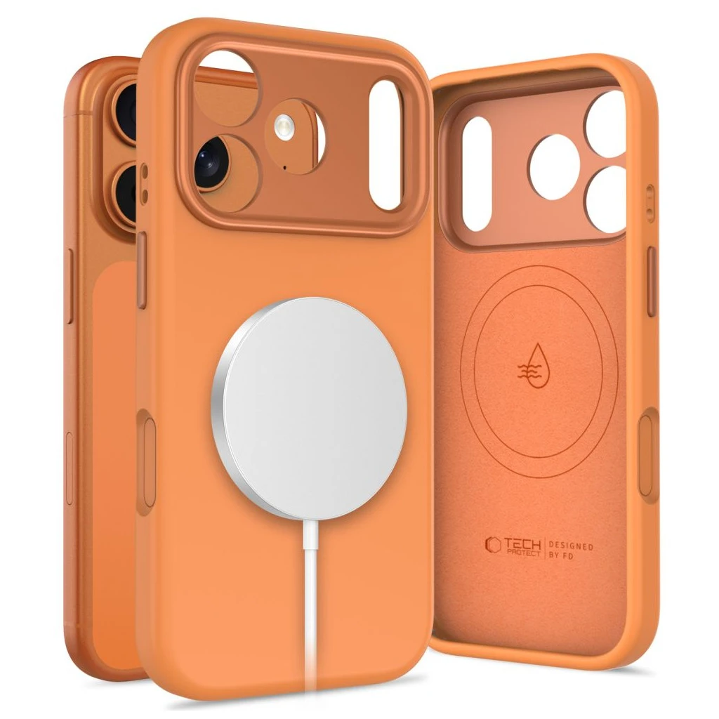 TECH-PROTECT UNIQ MAGSAFE IPHONE 17 PRO tok készülékhez kozmikus narancs
