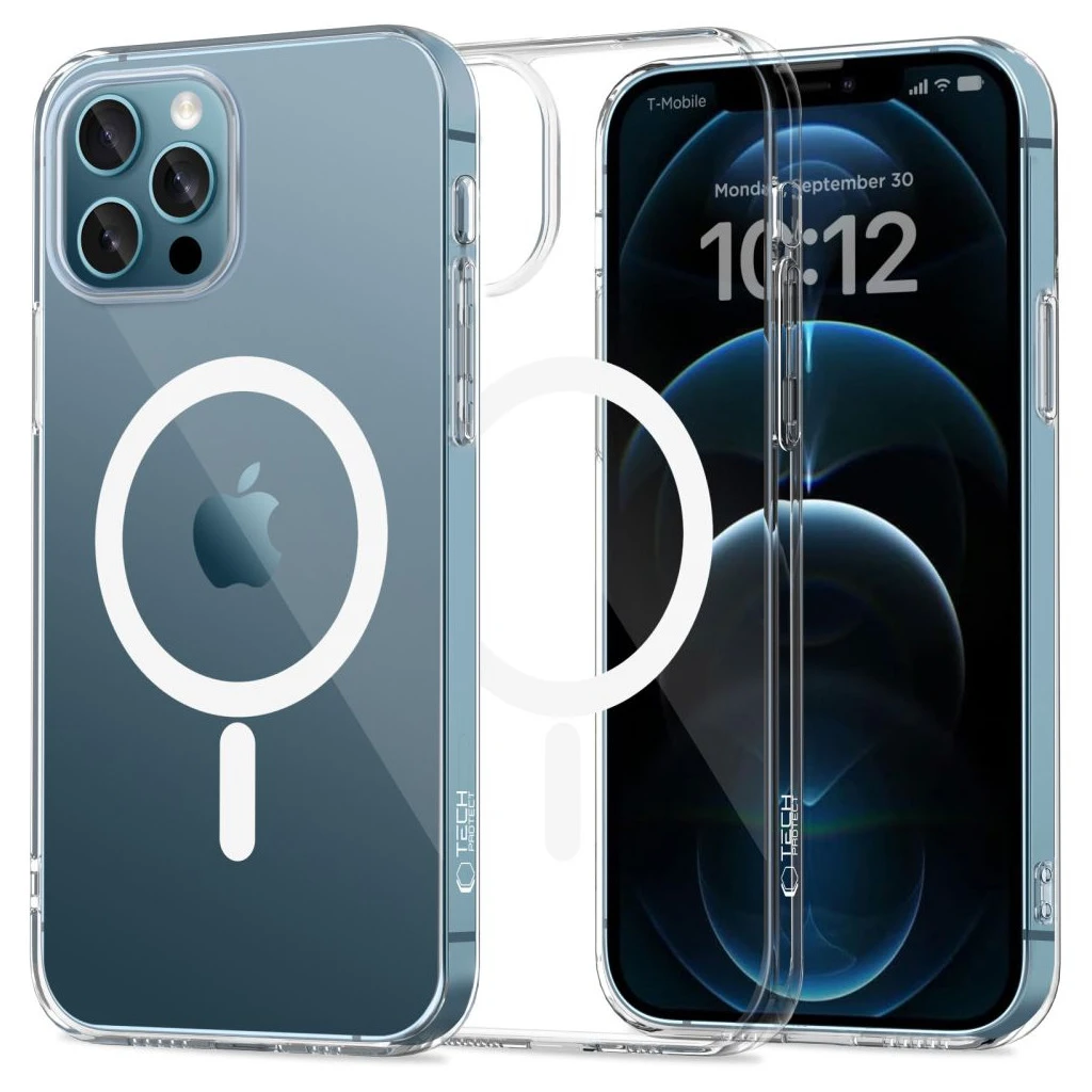 TECH-PROTECT FLEXAIR MAGSAFE iPhone 12/12 Pro készülékhez átlátszó tok