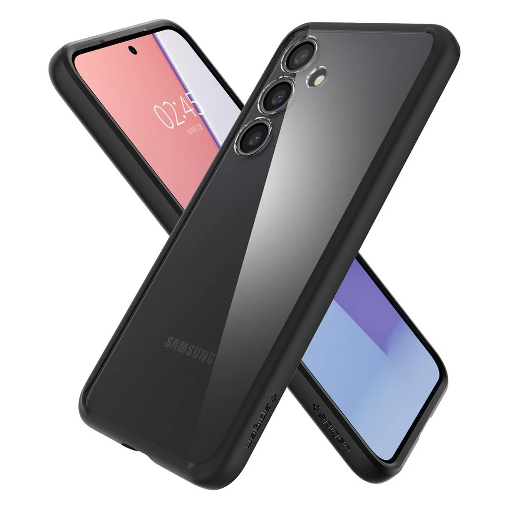 SPIGEN ULTRA HYBRID tok Samsung Galaxy S24+ Plus készülékhez matt fekete