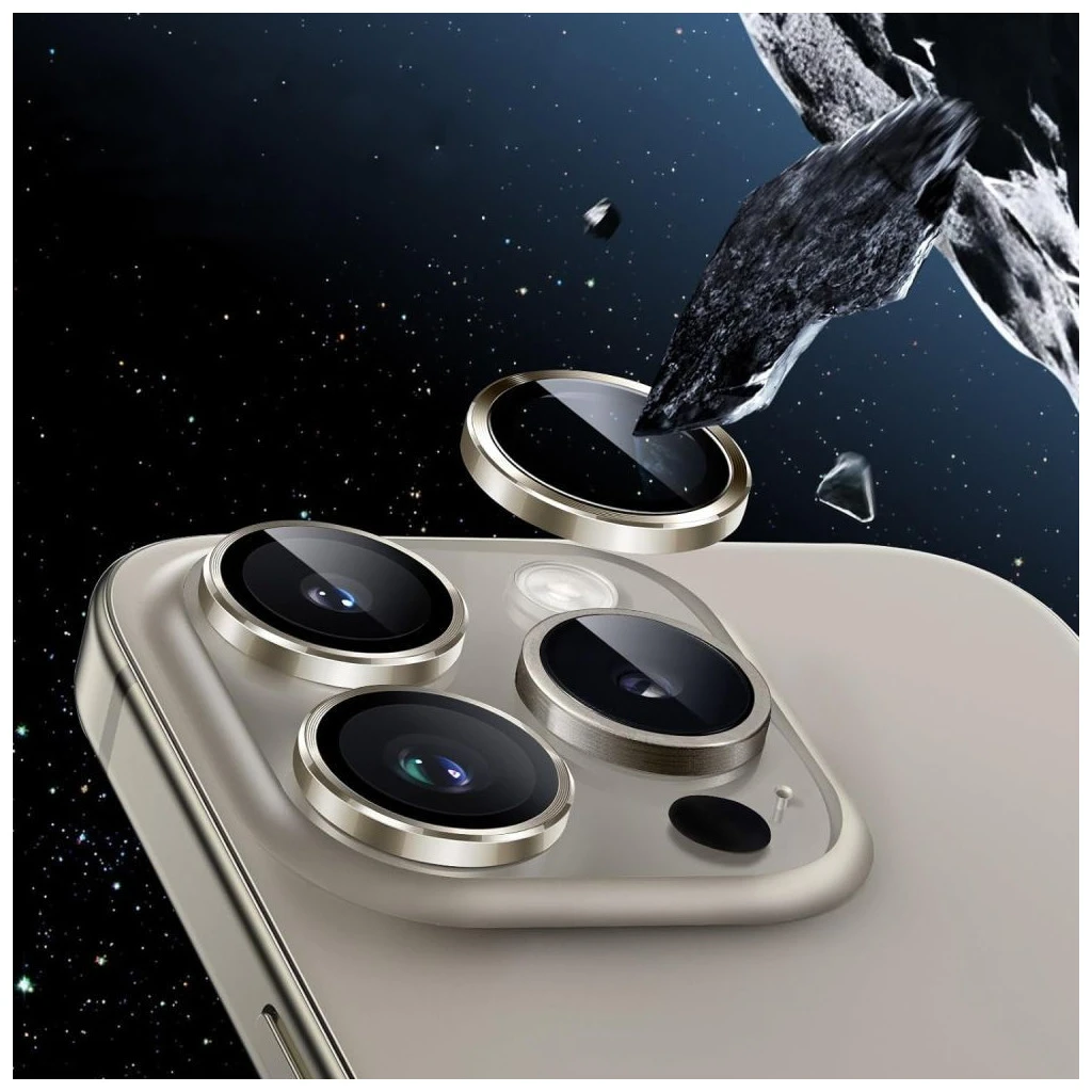 HOFI CAMRING PRO+ kamera tok iPhone 16 Pro / 16 Pro Max / 17 Pro / Max készülékhez, sivatagi titán