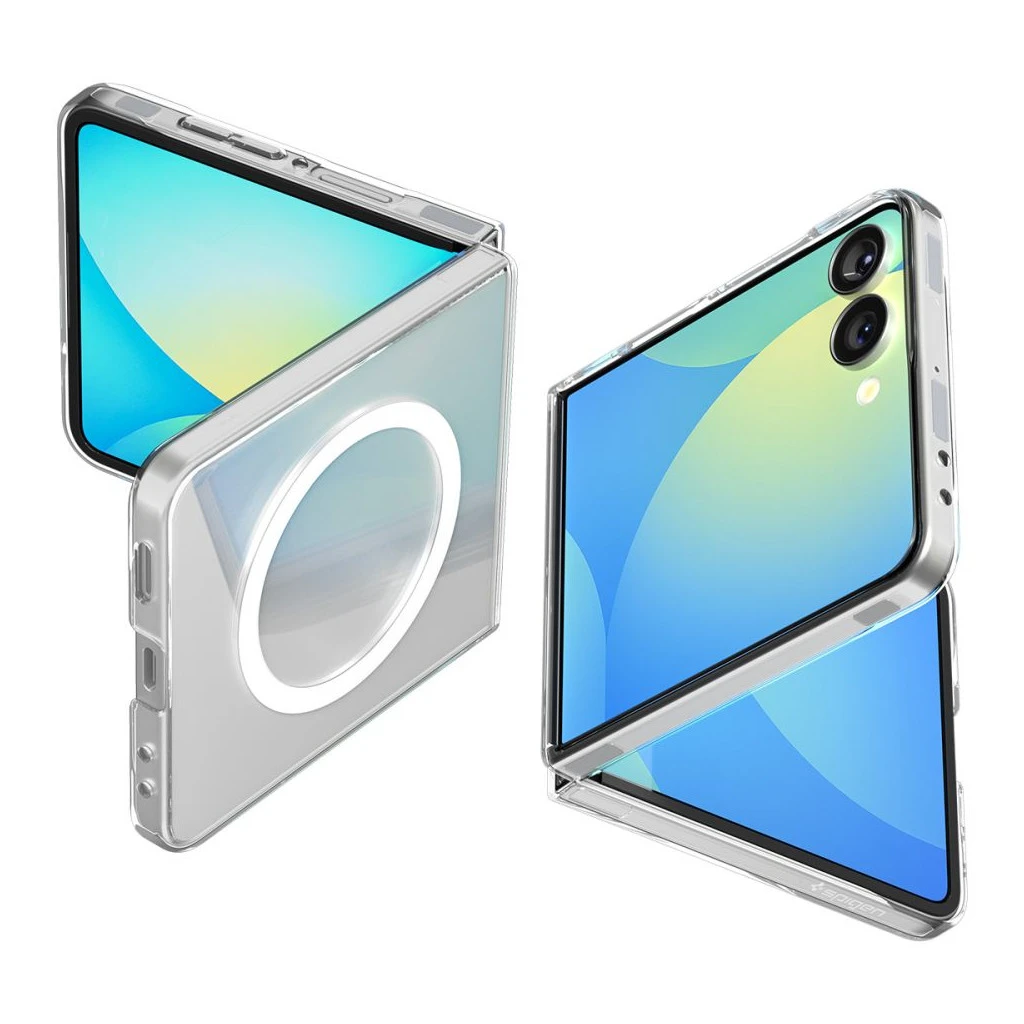 SPIGEN AIRSKIN MAG MAGSAFE Galaxy Z Flip 7 készülékhez tok crystal clear fehér