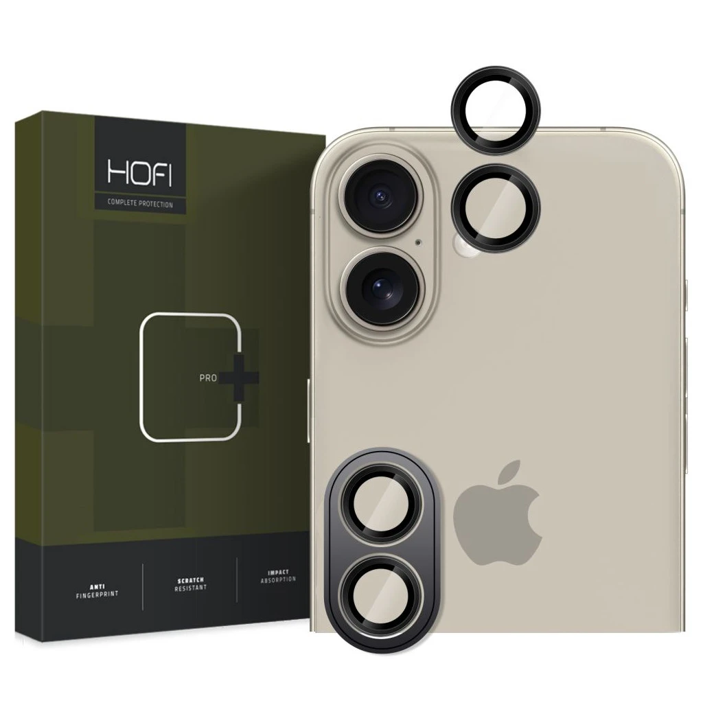 Kamera tok HOFI CAMRING PRO+ iPhone 16 / 16 Plus / 17 készülékhez fekete