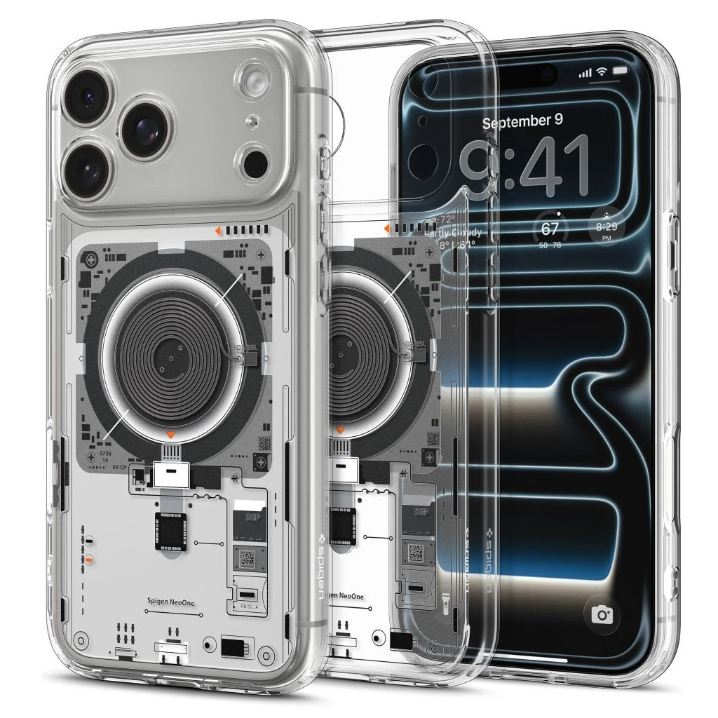 SPIGEN Ultra Hybrid Mag MagSafe iPhone 17 Pro készülékhez NEO ONE tok