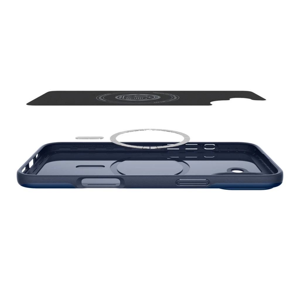SPIGEN THIN FIT MAG tok iPhone 16 készülékhez – MagSafe, tengerészkék