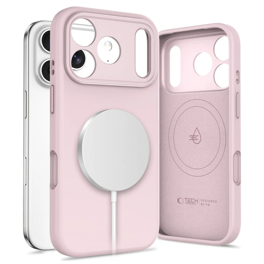 TECH-PROTECT UNIQ MAGSAFE IPHONE 17 PRO MAX készülékhez tok rózsaszín