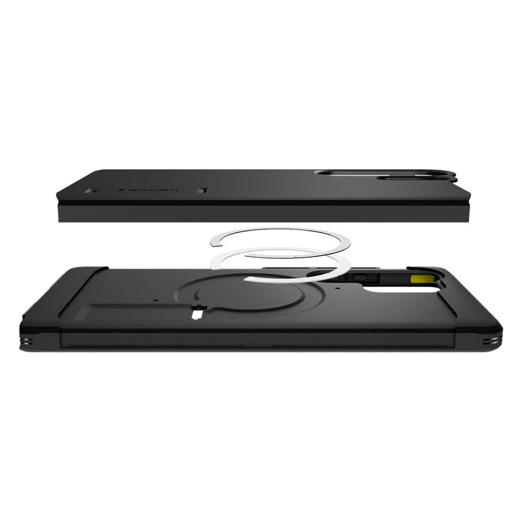 SPIGEN TOUGH ARMOR MAGSAFE Samsung Galaxy S25 Ultra készülékhez tok fekete