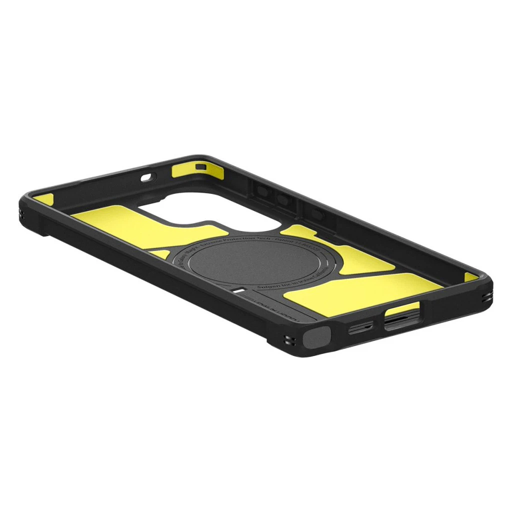 SPIGEN TOUGH ARMOR MAGSAFE Samsung Galaxy S25 Ultra készülékhez tok fekete