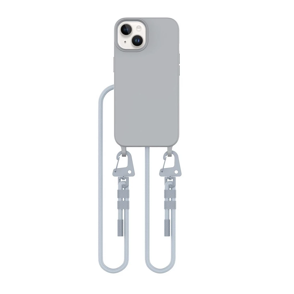 TECH-PROTECT MAGNECKLACE MAGSAFE iPhone 15 készülékhez tok – krétaszürke
