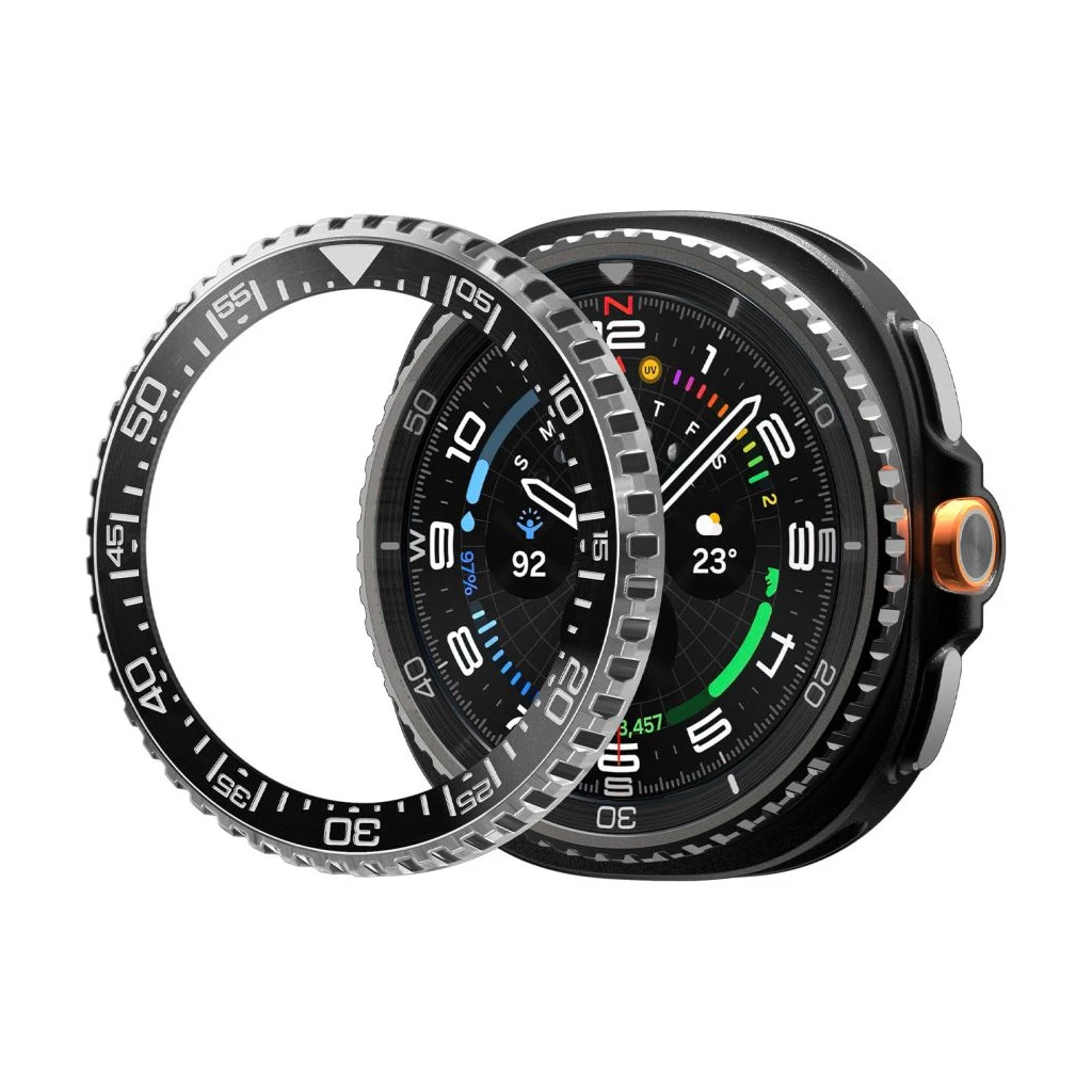 SPIGEN BEZEL TUNE PRO DIVER tok Samsung Galaxy Watch 8 Classic (46 MM) készülékhez fekete