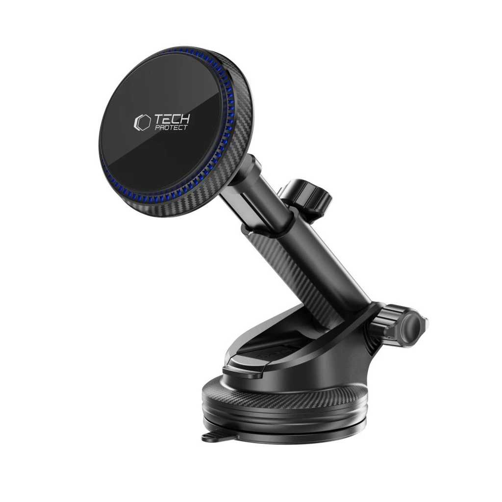 TECH-PROTECT MM15W-V4 MAGNETIC MAGSAFE műszerfal- és légbeömlő autós tartó vezeték nélküli töltő 15W fekete
