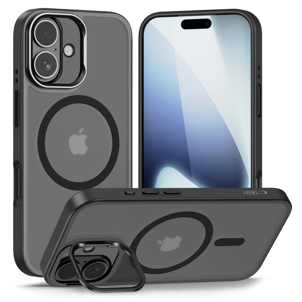 TECH-PROTECT MAGSTAND MAGSAFE iPhone 17 készülékhez – Matte fekete