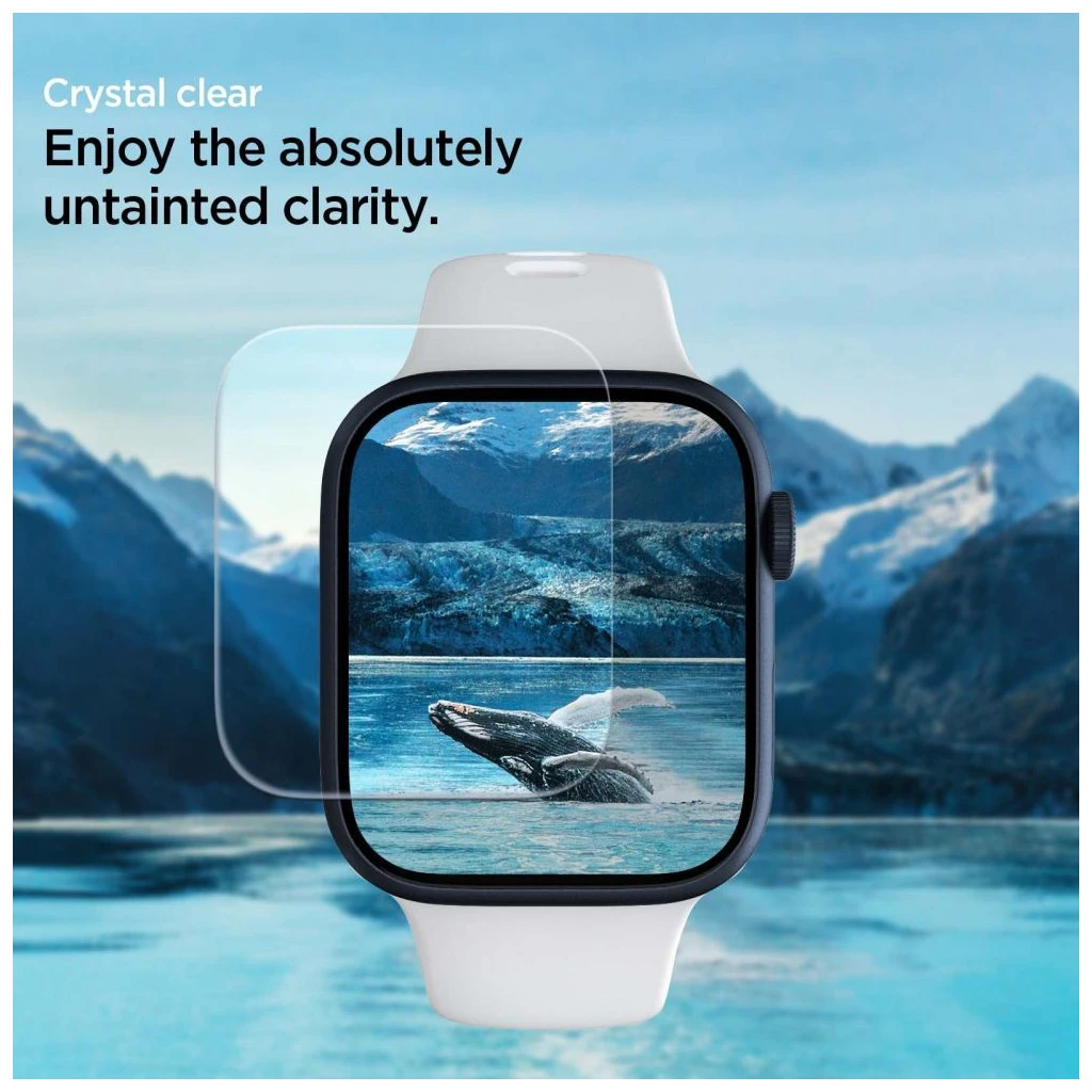 SPIGEN NEO FLEX védőfólia 3-PACK Apple Watch 6/7/8/9/SE 1/2/3 készülékhez (44/45 MM) átlátszó