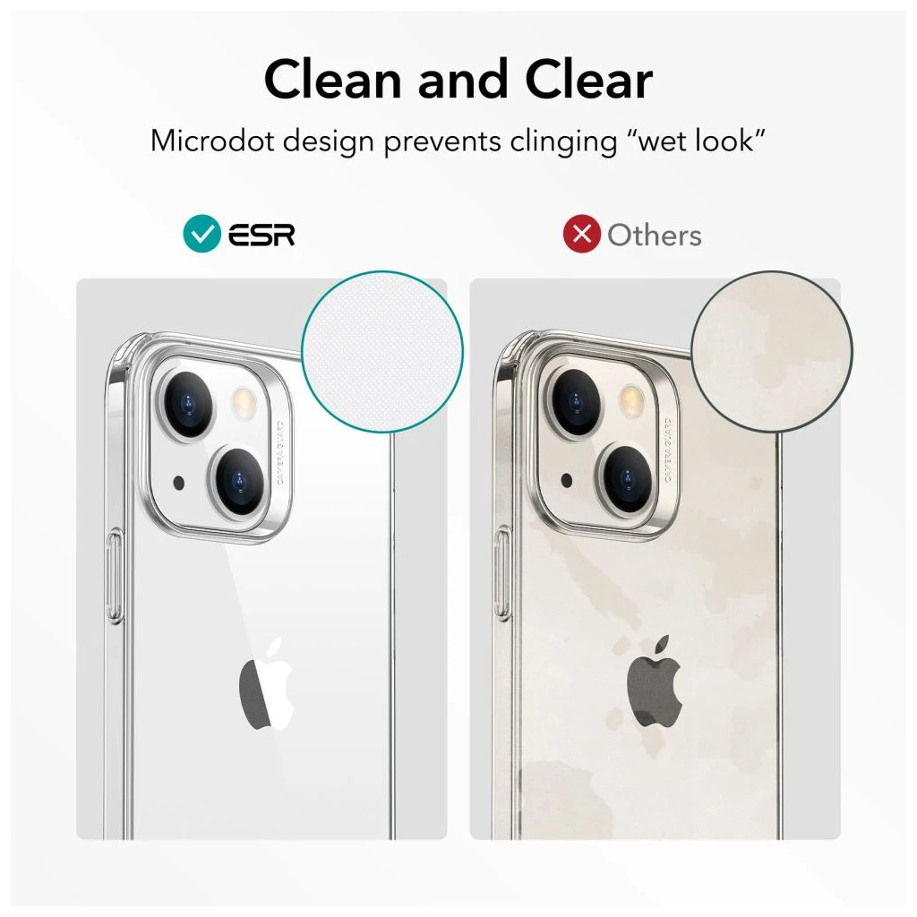 ESR PROJECT ZERO iPhone 14 Plus/15 Plus készülékhez tok átlátszó