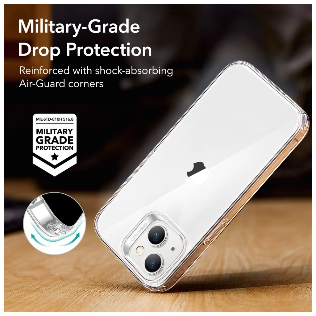 ESR PROJECT ZERO iPhone 14 Plus/15 Plus készülékhez tok átlátszó