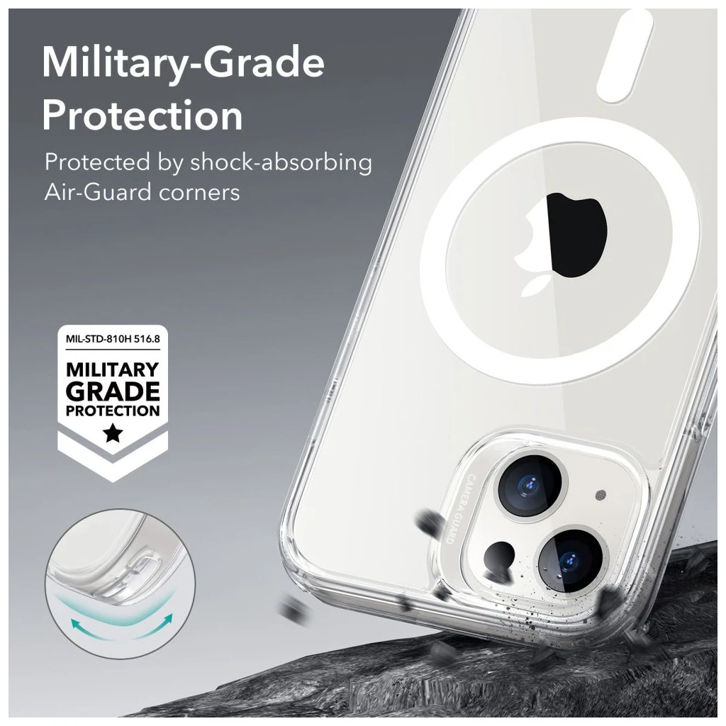 ESR CH HALOLOCK MAGSAFE iPhone 13/14 készülékhez tok átlátszó