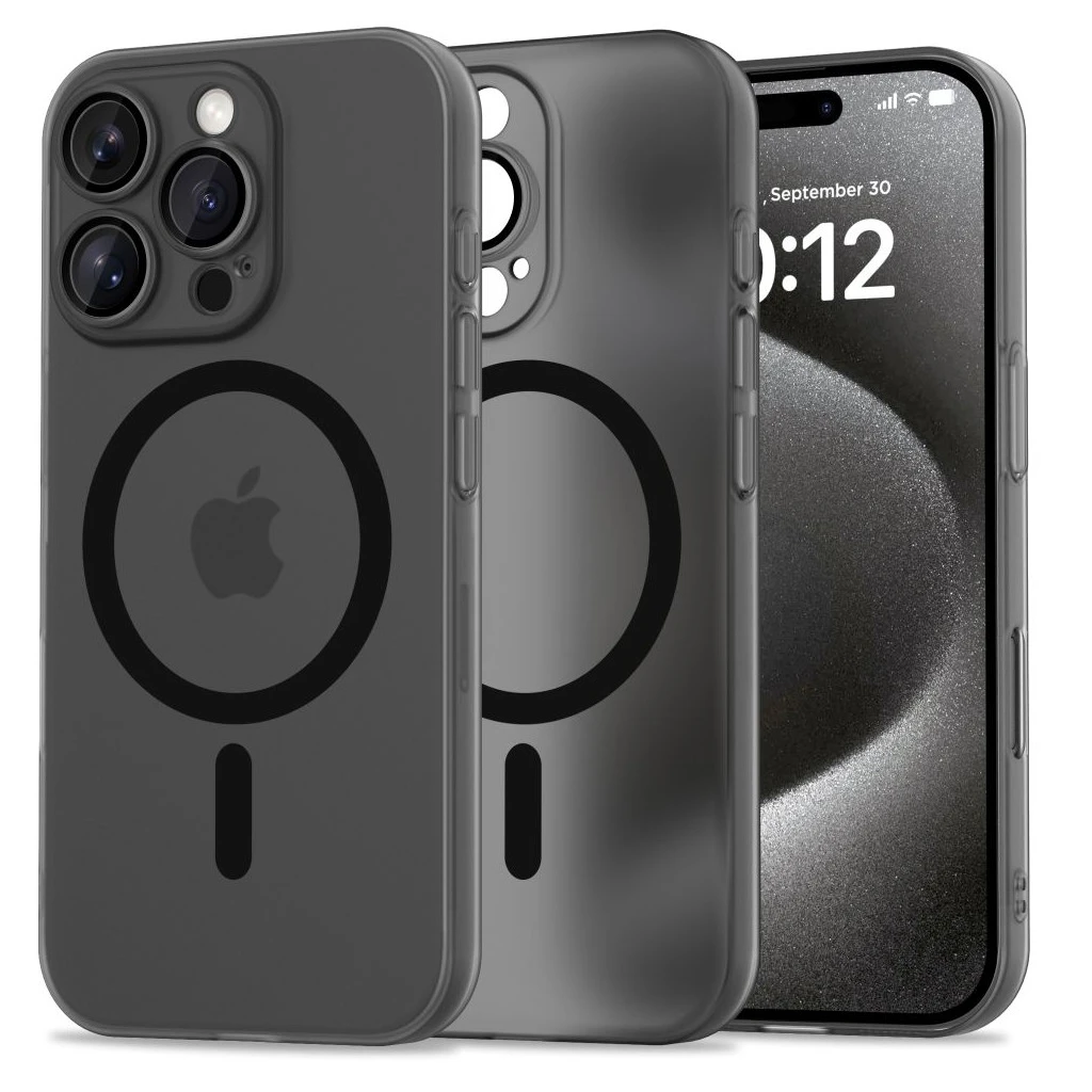 TECH-PROTECT MAGSLIM MAGSAFE iPhone 16 Pro Max készülékhez védőtok matt fekete