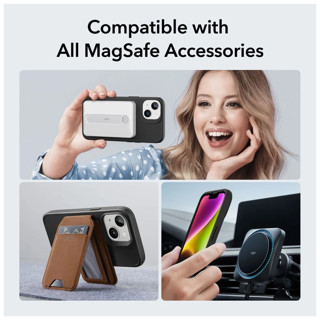 ESR CH HaloLock MagSafe iPhone 14 Plus / 15 Plus készülékhez tok fekete